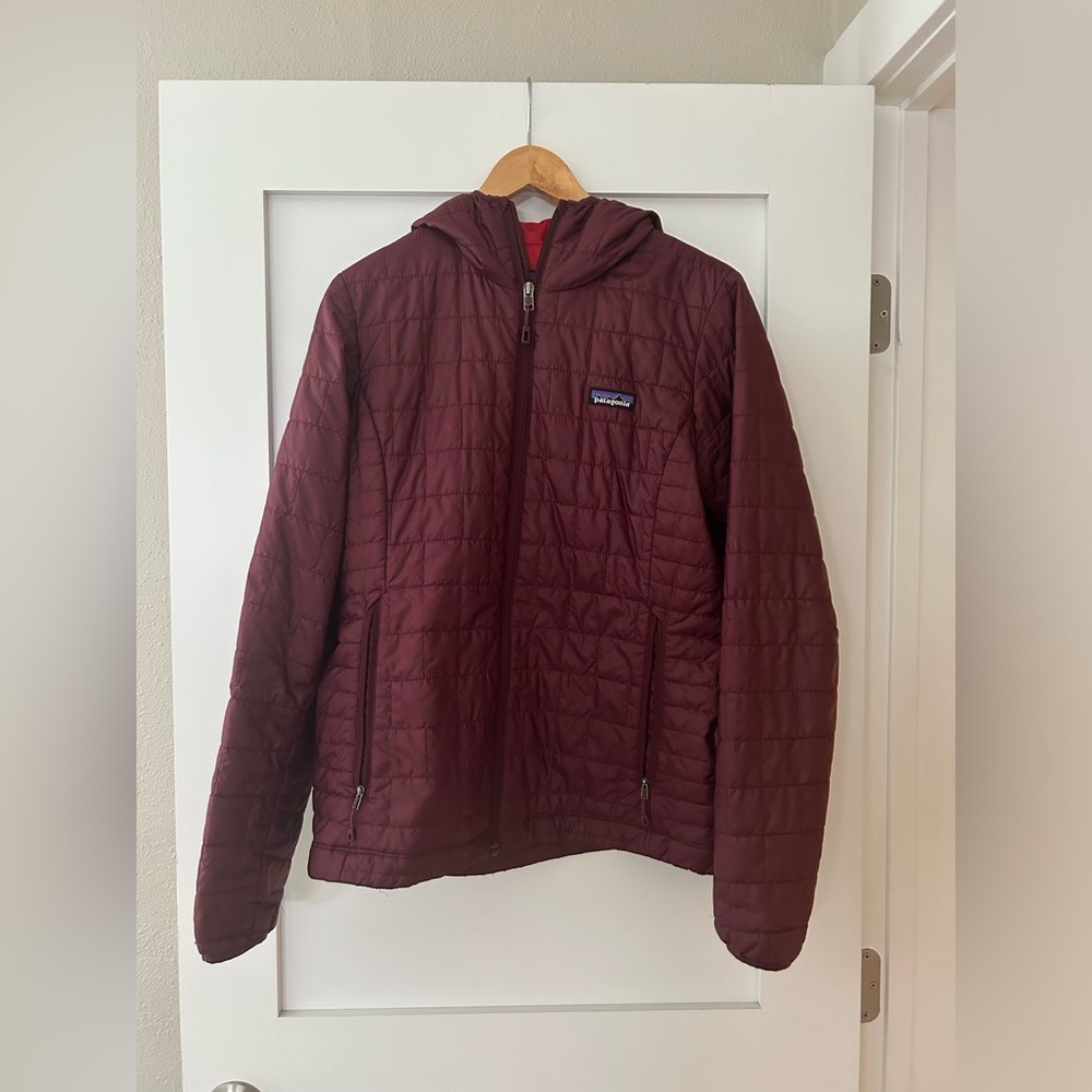 Patagonia Burgundy Quilted Jacket